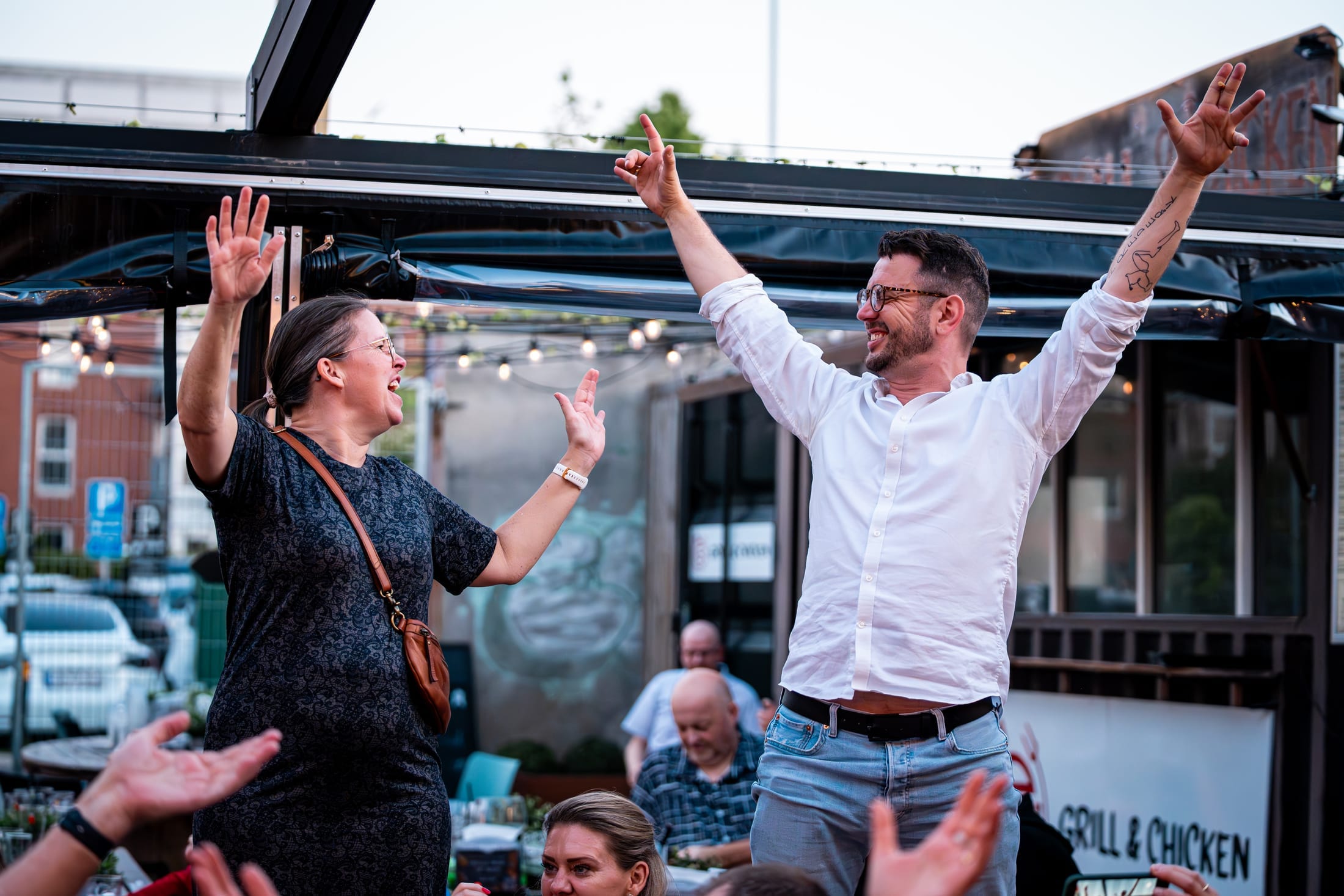 Fejring under lygterne på Esbjerg Streetfood